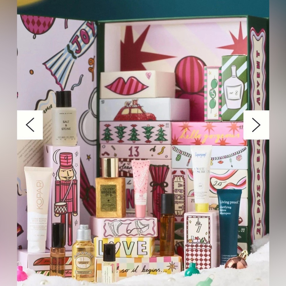 Anthropologie Beauty Advent Calendar 24 gifts bday Mother Day Easter worth $300+